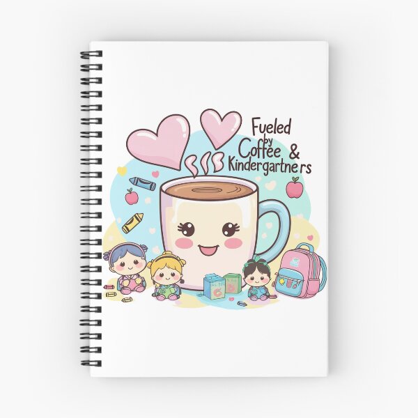 Item preview, Funny Teacher Mug - "Fueled by Coffee & Kindergartners" | Cute Gift for Kindergarten Teachers designed and sold by HAFIZ-DP.