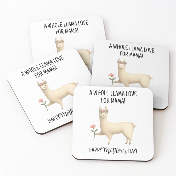Item preview, A WHOLE LLAMA LOVE FOR MAMA! HAPPY Mother's DAY! designed and sold by Alberto Dominguez.
