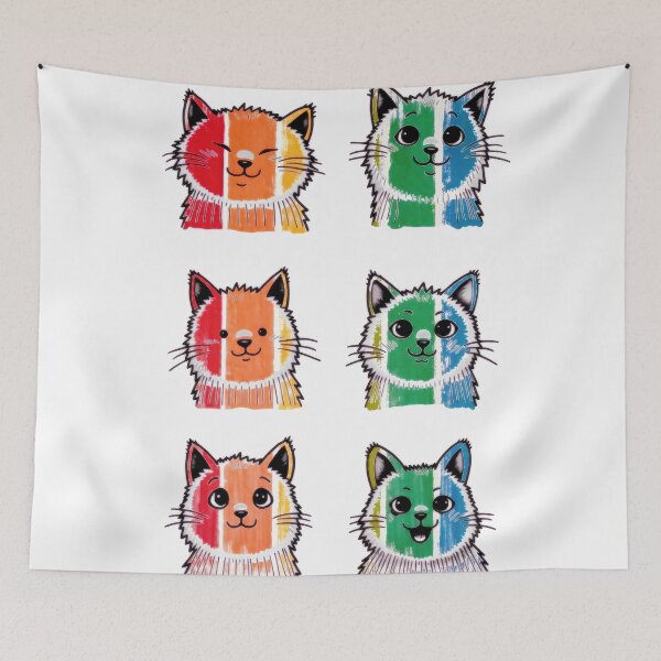 Item preview, Colourful Cats designed and sold by Saim-165.