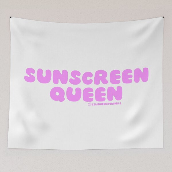 Item preview, Sunscreen Queen, sunscreen everyday, wear your SPF, v28 | @lilsboobthangs designed and sold by lilsboobthangs.