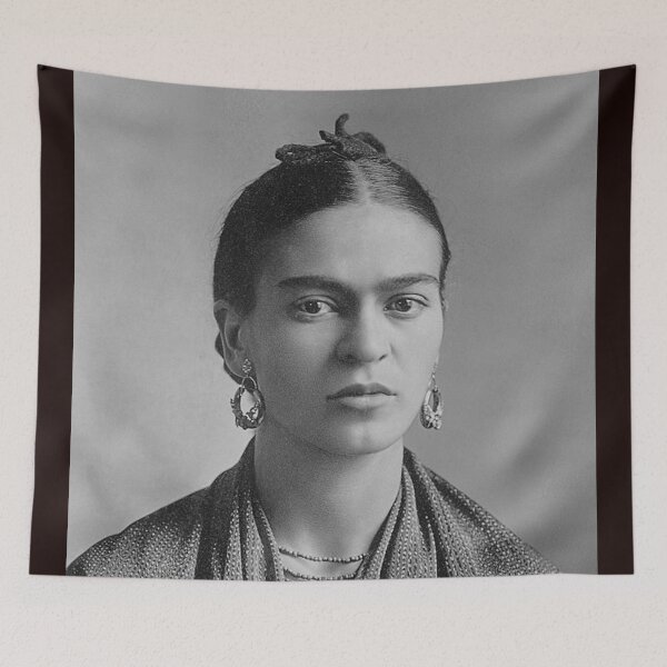 Item preview, Monochrome Frida Kahlo – Iconic Portrait Art designed and sold by VintageManiac.