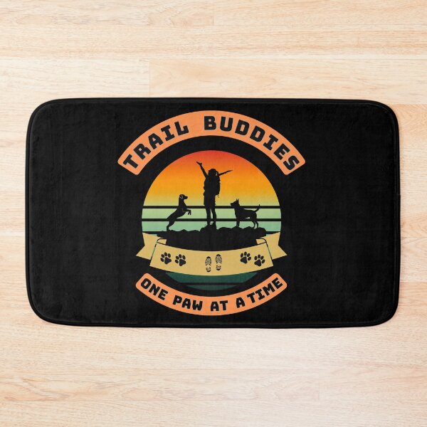 Item preview, Trail Buddies Hiking with Dogs – Sunset Adventure Design designed and sold by Fikuall.