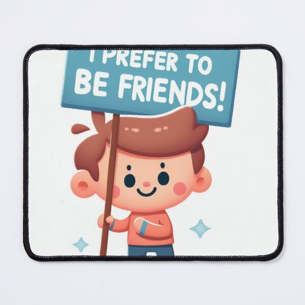 Item preview, I prefer to be friends! designed and sold by PandoraCastle.