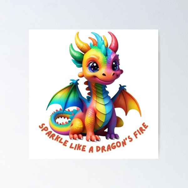 Item preview, Sparkle like a Dragons Fire designed and sold by Awesomefamily.