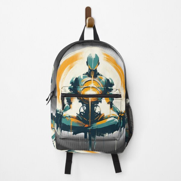 Item preview, Enlightened Robot Meditation designed and sold by Slick-Waffles.
