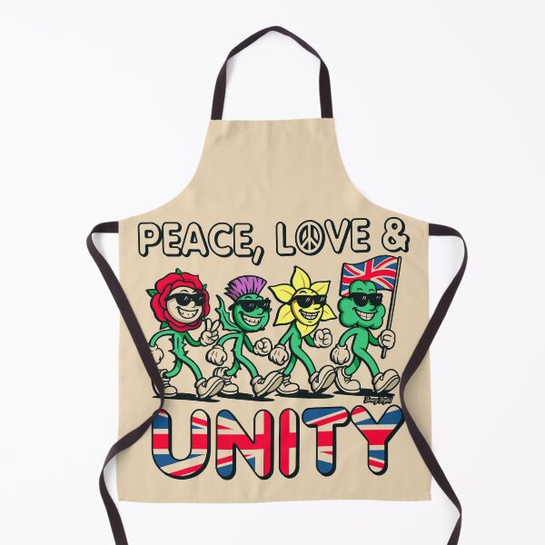 Item preview, UK Floral Unity: Peace, Love & British Pride designed and sold by jimmy-digital.