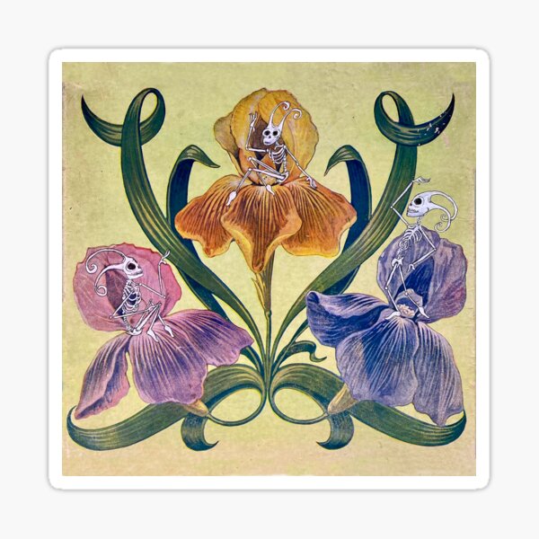 Artikel-Vorschau von Iris Taschentuchbox, designt und verkauft von Art by Sally Booth.