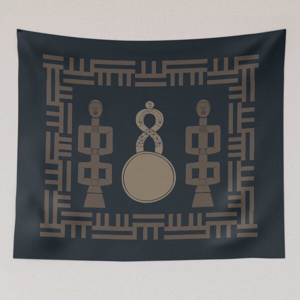 Item preview, African abstract tribal art designed and sold by Alexaltay.