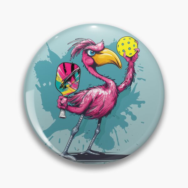 Item preview, Chicky flamigo pickleball designed and sold by EvieWoj.
