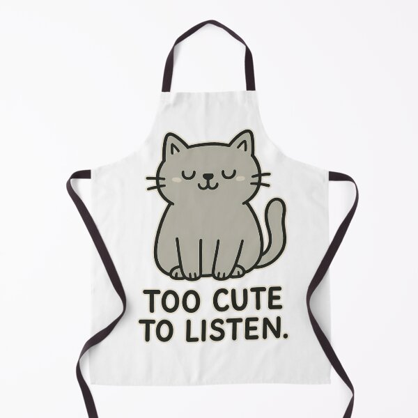 Item preview, Too Cute to Listen – Sassy Pet Doodle Art designed and sold by Infinity Drip Design.