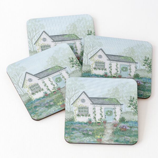 Item preview, Spring Garden Shed in the Country Side designed and sold by SomeChicksArt.