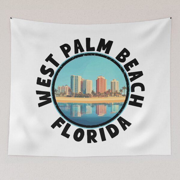Item preview, West Palm Beach - Florida (with Black Lettering) designed and sold by VelvetRoom.