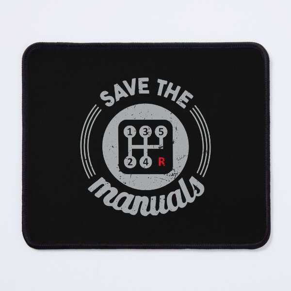 Item preview, Save The Manuals Funny Gear Shift Art designed and sold by MotivaChic.