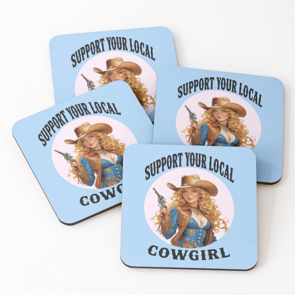 Item preview, Support Your Local Cowgirl 3 designed and sold by DigitalandPhoto.