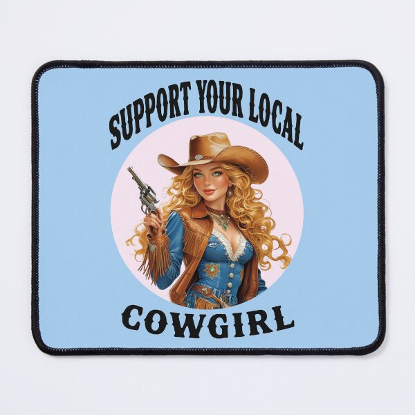 Item preview, Support Your Local Cowgirl 3 designed and sold by DigitalandPhoto.