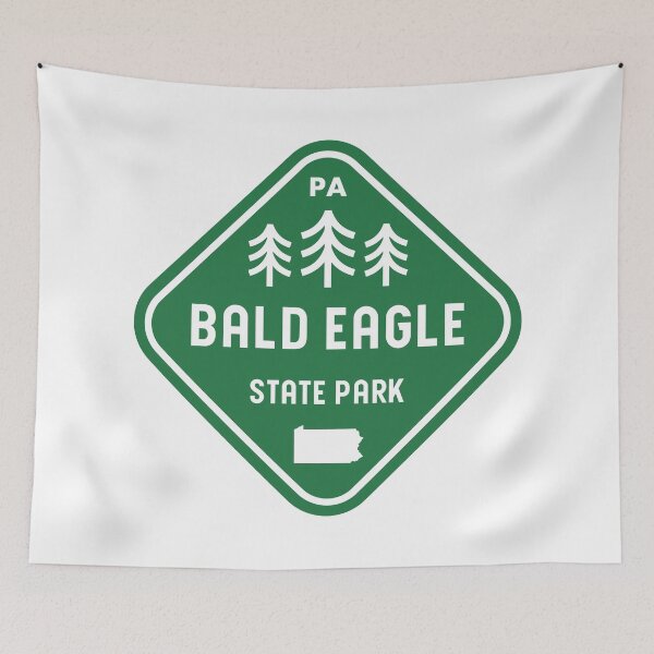 Item preview, Bald Eagle State Park Pennsylvania Rhombus designed and sold by bivenart.