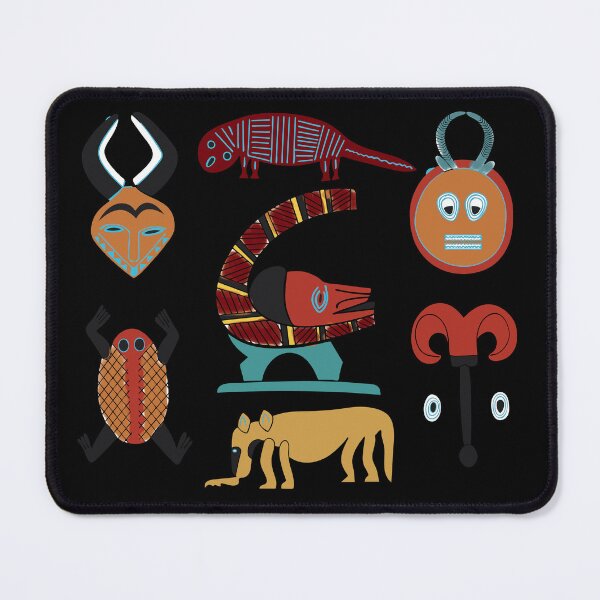 Item preview, African abstract tribal ethnic art designed and sold by Alexaltay.