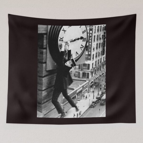 Item preview, Harold Lloyd – Hanging Clock Scene, 1923 Classic designed and sold by VintageManiac.