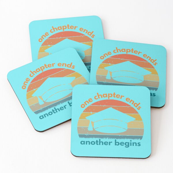 Item preview, One Chapter Ends, Another Begins – Retro Graduation Quote designed and sold by MarioWorksHQ.