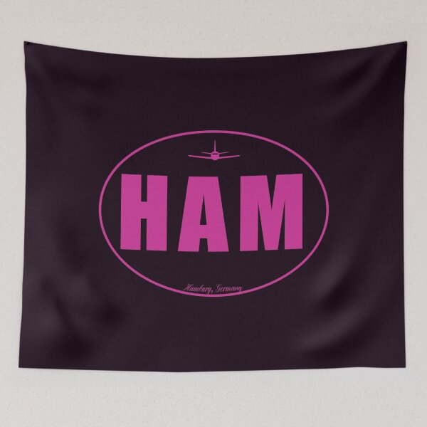 Item preview, HAM Hamburg Germany Airport Code designed and sold by Lartheviking.