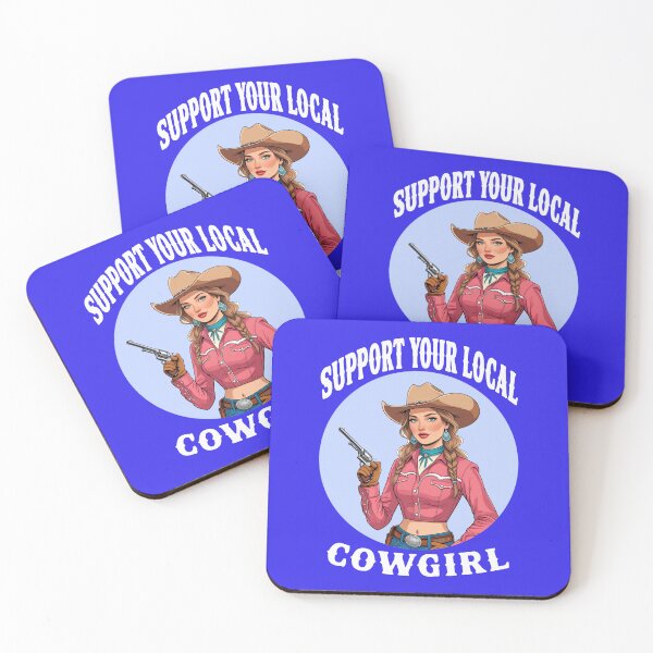Item preview, Support Your Local Cowgirl 6 designed and sold by DigitalandPhoto.