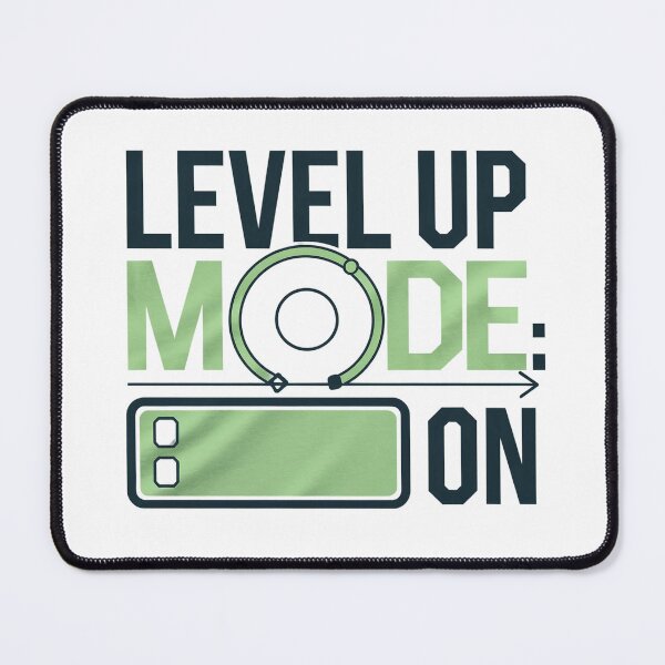 Item preview, Level Up Mode On Gamer Motivation designed and sold by Taans-Creation.