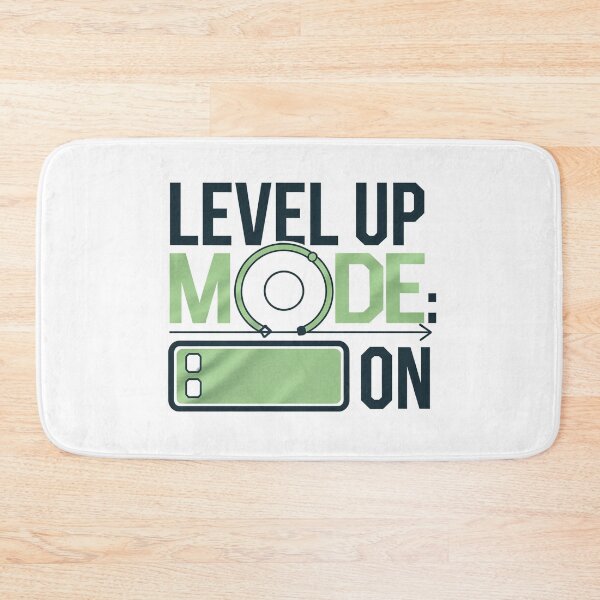 Item preview, Level Up Mode On Gamer Motivation designed and sold by Taans-Creation.