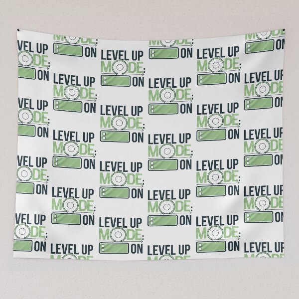 Item preview, Level Up Mode On Gamer Motivation designed and sold by Taans-Creation.
