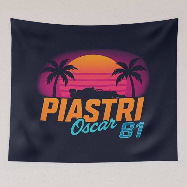 Item preview, Oscar Piastri F1 Graphic - Retro Sunset Design | Racing Number 81 Art designed and sold by Studio F1Grid.
