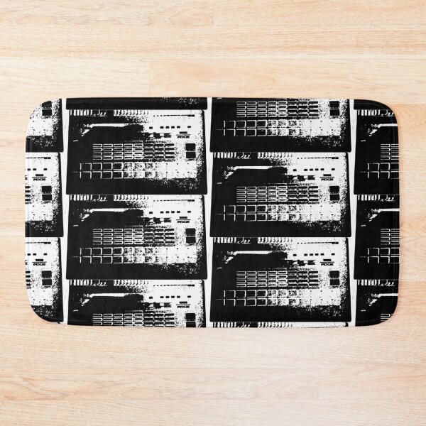 Item preview, X5 drum machine 2 - white on black xerox art designed and sold by kanakeen.