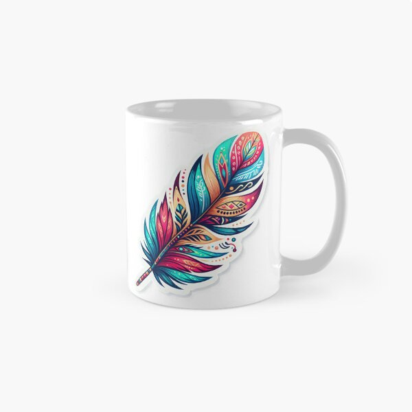 Item preview,  boho colored feather bohemian floral sticker ,boho style,Bohemian,Bloom Boom,Spring,ethnic designed and sold by Expressions-Sel.