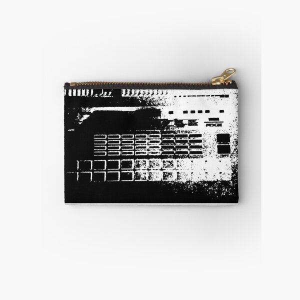 Item preview, X5 drum machine 2 - white on black xerox art designed and sold by kanakeen.