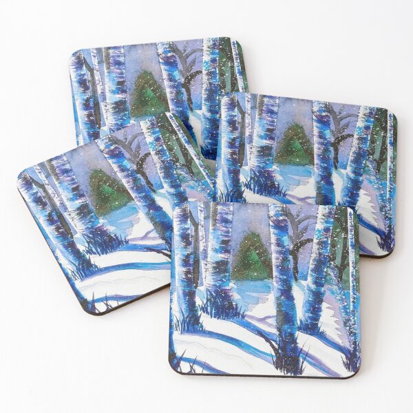 Item preview, Winter Watercolor Landscape  designed and sold by Vicryptic.