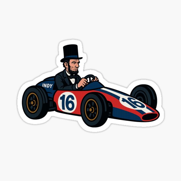 Item preview, Abe Lincoln Race Car Design  designed and sold by Hoosier Republic .