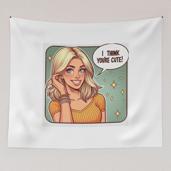 Item preview, I think you're cute! designed and sold by PandoraCastle.