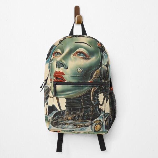 Item preview, Robot Shunga Retro Midcentury Imitation Japanese Style Art | #242 designed and sold by NickWhittleArt.