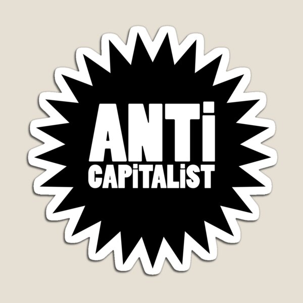 Vista previa del artículo con la obra «ANTI CAPITALISTA», diseñado y vendido por noel douglas studio.