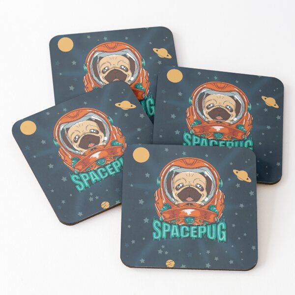 Item preview, Space Pug designed and sold by Kirotomo-Arts.
