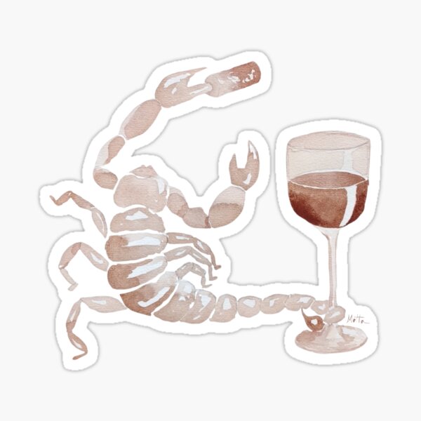 Item preview, Oeno-Astrology: Scorpio in Wine 2 designed and sold by vinsurtoile.