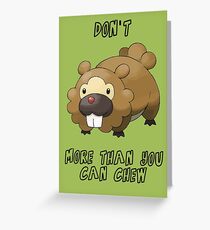 Bidoof Greeting Card