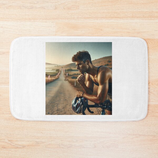Item preview, “Miles of Silence, Mindset of Steel” designed and sold by Triathlongram.
