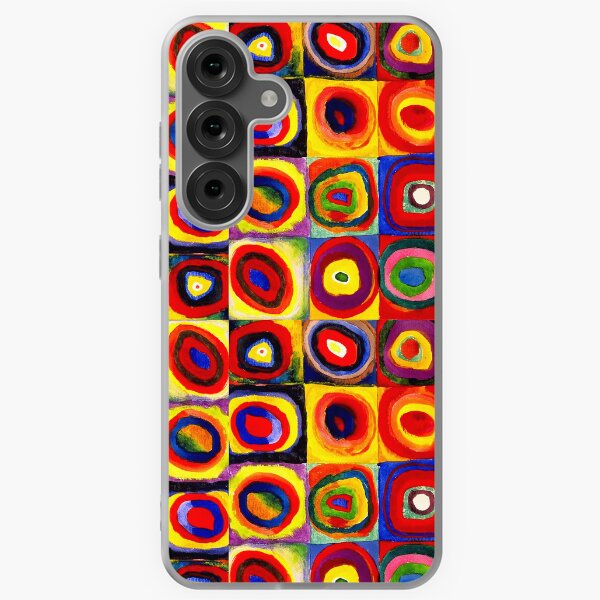 Item preview, Kandinsky carrés modernes cercles colorés designed and sold by antiqueart.