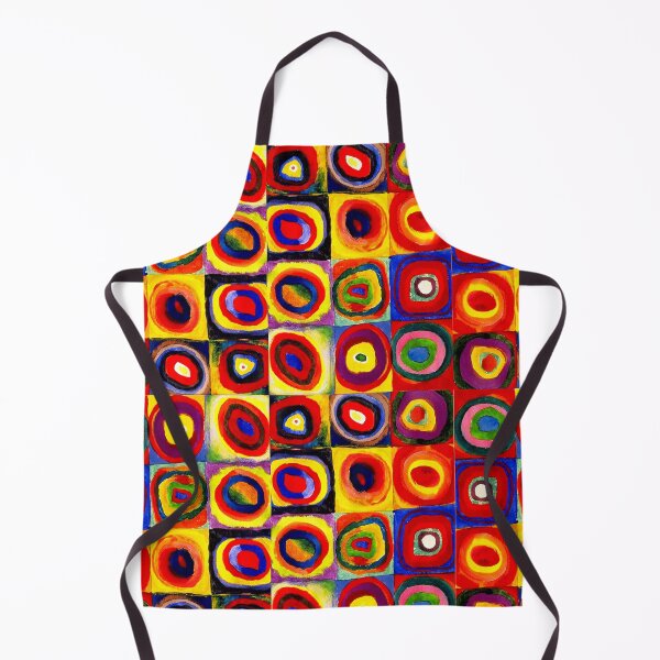 Item preview, Kandinsky Modern Squares Circles Colorful designed and sold by antiqueart.