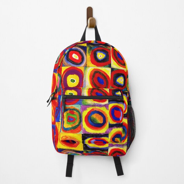 Item preview, Kandinsky Modern Squares Circles Colorful designed and sold by antiqueart.