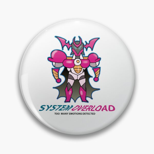 Item preview, System Overload – Emotion Error (Retro Mecha Anime Robot Sticker) designed and sold by hoggylorente.