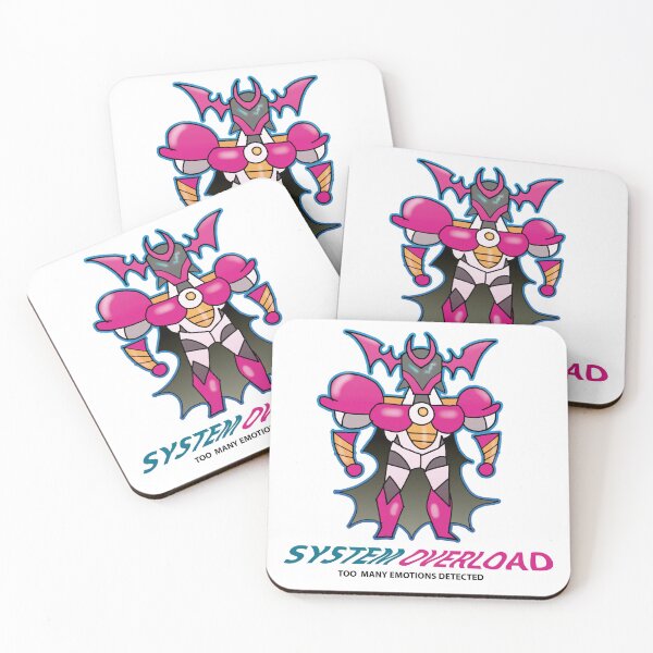 Item preview, System Overload – Emotion Error (Retro Mecha Anime Robot Sticker) designed and sold by hoggylorente.