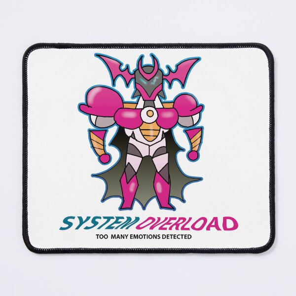 Item preview, System Overload – Emotion Error (Retro Mecha Anime Robot Sticker) designed and sold by hoggylorente.