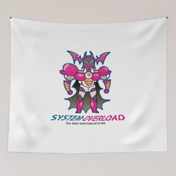Item preview, System Overload – Emotion Error (Retro Mecha Anime Robot Sticker) designed and sold by hoggylorente.