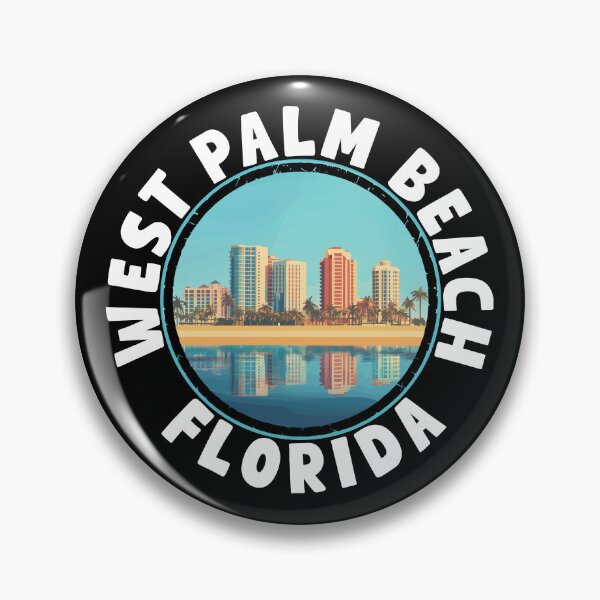 Item preview, West Palm Beach - Florida (with White Lettering) designed and sold by VelvetRoom.