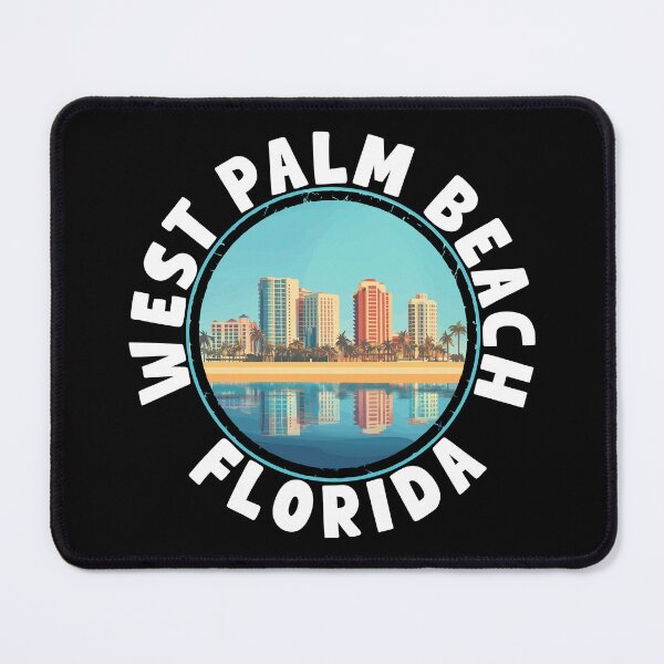 Item preview, West Palm Beach - Florida (with White Lettering) designed and sold by VelvetRoom.